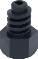 HEXAGONAL FOOT OF POLYETHYLENE M17