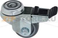 SWIVEL WHEEL WITH BRAKE ø 50 mm