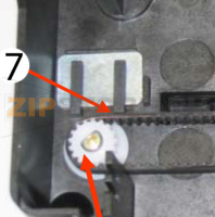 Timing belt, 90Tx1/8 2MR-180 Zebra P310i