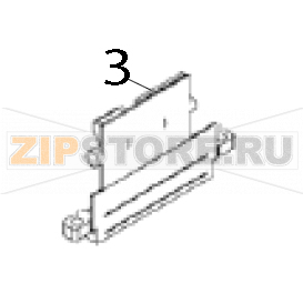 Printhead PCB unit TSC CPX4P Printhead PCB unit TSC CPX4PЗапчасть на деталировке под номером: 3