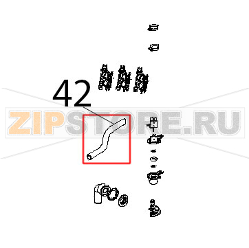 Tubo silicone venturi D25 Unox XBC 905 Tubo silicone venturi D25 Unox XBC 905Запчасть на деталировке под номером: 42