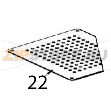 Plastic floor Hurakan HKN-12CR Plastic floor Hurakan HKN-12CRЗапчасть на деталировке под номером: 22