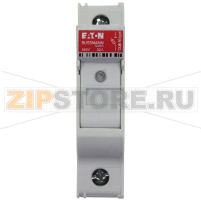 Держатель предохранителя, 32 A, AC 690 В, 10x38 мм, 1P, UL, IEC Eaton 1P 10X38MFH30A 600VMidget -indicator/Neu 