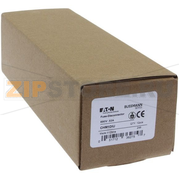 Держатель предохранителя, 32 A, AC 690 В, 10x38 мм, 1P, UL, IEC Eaton 1P 10X38MFH30A 600VMidget -indicator/Neu 