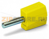 Банановый штекер; для гнезда 4 мм O; 2,50 mm; желтые Wago 215-511