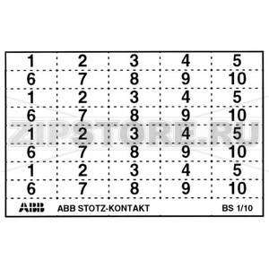 Маркер с пиктограммами, 40 шт ABB GHS2001946R0002 