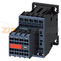 КОНТАКТОР, 3 ПОЛ., AC-3, 7.5КВТ/400V, 2NO+2NC AC110V 50HZ/120V 60HZ ТИПОРАЗМЕР S00 ПРУЖИННЫЕ КЛЕММЫ PERMANENT AUX. SWITCH FOR SUVA APPLICATIONS Siemens 3RT2018-2AK64-3MA0