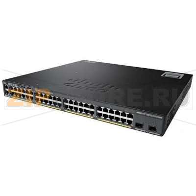 Коммутатор 48xGE (PoE), 2xSFP+, LAN Base Cisco WS-C2960X-48FPD-L 