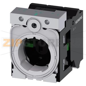 держатель, тройной, металл, 1 НО, 1 НО, светодиодный модуль, цвет: белый, 24 В AC/DC, пружинная клемма Siemens 3SU1551-1AB60-3NA0 