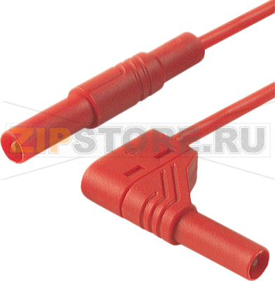 Провод испытательный 2 м, 16 A, 1000 В/AC/DC, красный Hirschmann 934184101 