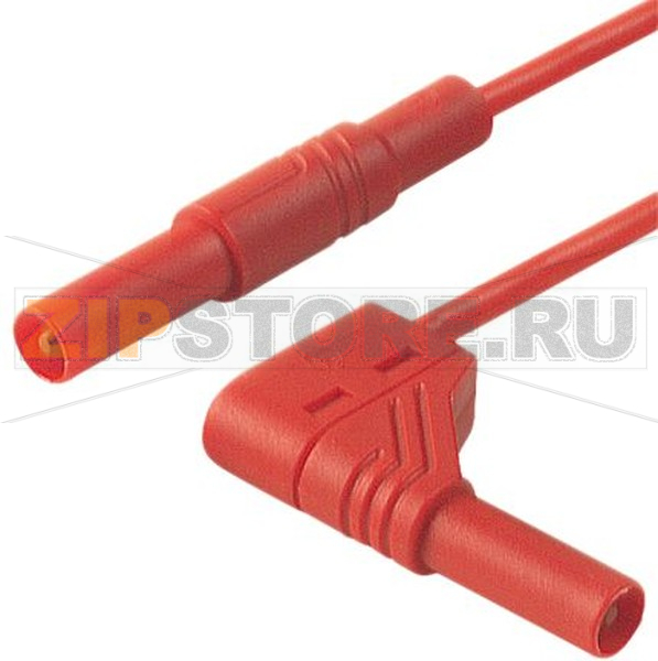 Провод испытательный 2 м, 16 A, 1000 В/AC/DC, красный Hirschmann 934184101 