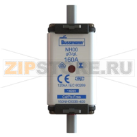 Предохранитель, 125 A, AC 400 В, 120 кА, NH00, gL/gG, IEC Eaton NH FUSE 125A 400V GG/GL SIZE 00