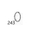 Sticker (purple) Sato DR308e