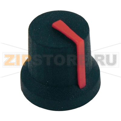 Ручка поворотная, ось D, черная, диаметр оси: 6 мм, K87MBR Cliff CL170853BR 