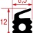 УПЛОТНИТЕЛЬ КРЫШКИ 12Х8,5 ММ - УПЛОТНИТЕЛЬ КРЫШКИ 12Х8,5 ММ