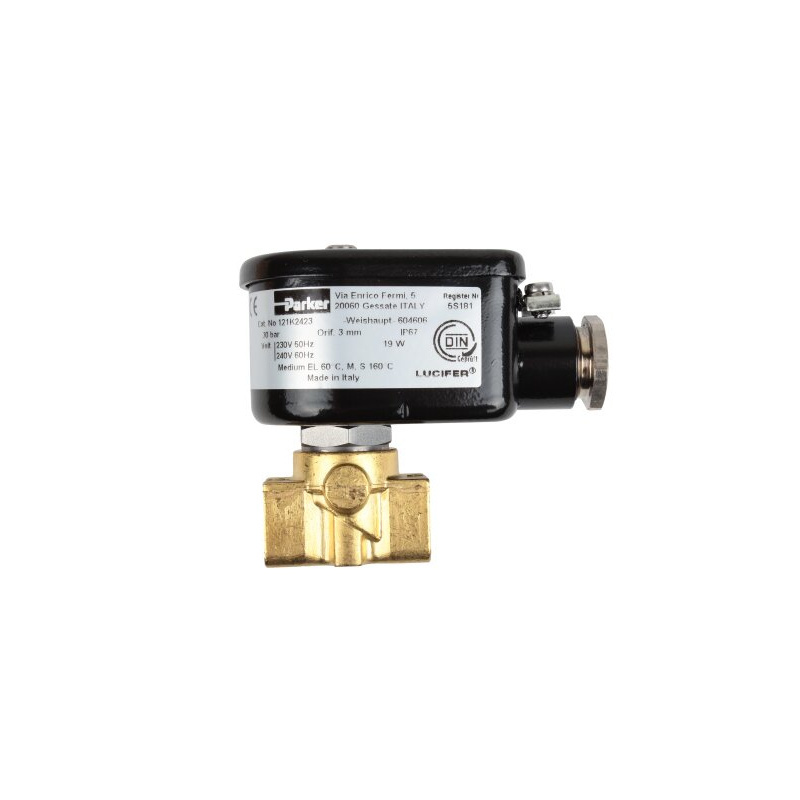 Клапан электромагнитный, жидкотопливный, IP67 Weishaupt 121K2423 