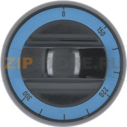 KNOB BLACK ø 72 mm 0-300°C 