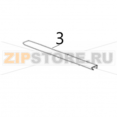 Dispense bar Sato DR308e Dispense bar Sato DR308eЗапчасть на деталировке под номером: 3Название запчасти на английском языке: Dispense bar Sato DR308e.
