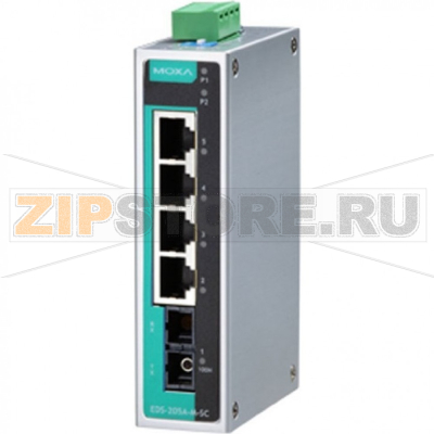Коммутатор MOXA EDS-205A 