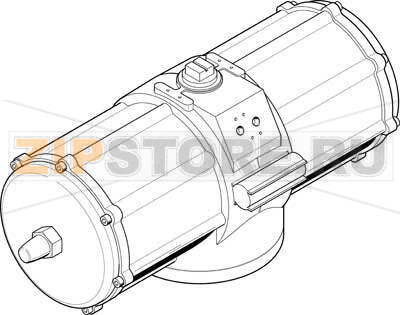 Привод неполноповоротный Festo DAPS-5760-090-R-F25 