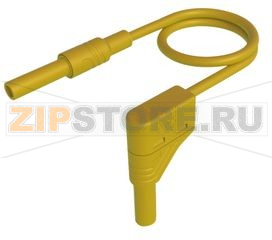 Провод тестовый 1 м, желтый Hirschmann MAL S WG-B 100/2,5 YELLOW 
