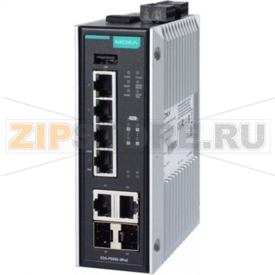 Коммутатор MOXA EDS-P506E-4PoE-2GTXSFP 