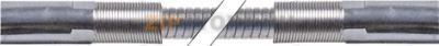 FLEX HOSE INOX 1075 mm ø 1/2 