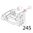 Dado es. DIN934, M6 Sirman Palladio 350 Automec