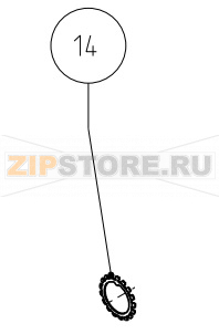 Rosetta nazionale MB 14  Imesa LM 14                                  Rosetta nazionale MB 14 Imesa LM 14Запчасть на сборочном чертеже под номером: 14Название запчасти на итальянском языке: Rosetta nazionale MB 14 Imesa LM 14