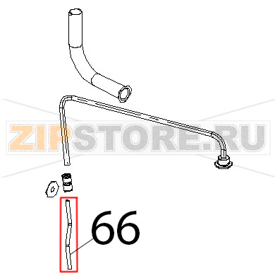 Tubo pe 7.93x4.75 trasparente Unox XV 203G Tubo pe 7.93x4.75 trasparente Unox XV 203GЗапчасть на деталировке под номером: 66