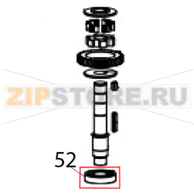 Bearing Hurakan HKN-20SN2V Bearing Hurakan HKN-20SN2VЗапчасть на деталировке под номером: 52