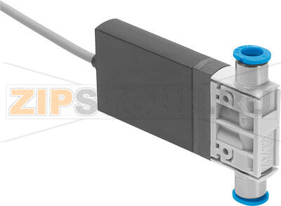 Распределитель с электроуправлением Festo MHJ10-S-2,5-QS-6-HF/LP 