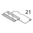 Black mylar (for label holder slot), MOQ 5 pcs TSC TTP-245С