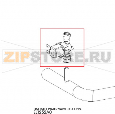 One inlet water valve J.G.Conn. Unox XVC 105 One inlet water valve J.G.Conn. Unox XVC 105Запчасть на деталировке под номером: 89Название запчасти на английском языке: One inlet water valve J.G.Conn. Unox XVC 105