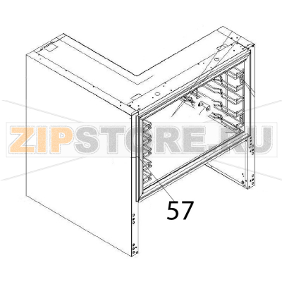 Frame trim Angelo Po DS51M Frame trim Angelo Po DS51MЗапчасть на деталировке под номером: 57
