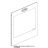 External ser. glass 647x890x4 Unox XVC 704