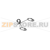 Gear shaft, MOQ 5 pcs TSC TDP-324W Gear shaft, MOQ 5 pcs TSC TDP-324WЗапчасть на деталировке под номером: 9