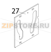 Guide plate for bowl arms Bear Varimixer AR80 VL-1S