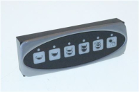 PUSH-BUTTON PANEL 6-KEY TOUCH LIRA