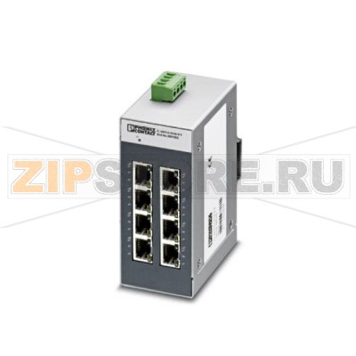 Коммутатор Ethernet Phoenix Contact FL SWITCH SFNB 8TX 8 портов TP-RJ45, автоопределение скорости передачи данных - 10/100 Мбит/с (RJ45), функция Autocrossing.Минимальный заказ: 1 шт.Упаковка: 1 шт.