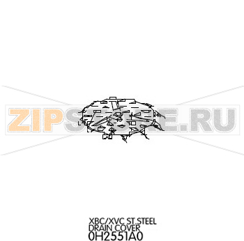 St. Steel drain cover Unox XVC 205 St. Steel drain cover Unox XVC 205Запчасть на деталировке под номером: 6Название запчасти на английском языке: St. Steel drain cover Unox XVC 205