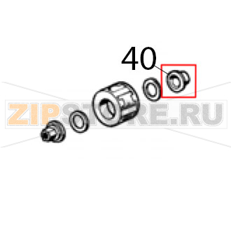 Flange bushing Ugolini MT 3 Flange bushing Ugolini MT 3Запчасть на деталировке под номером: 40
