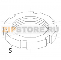 Grooved nut Fagor AD-90