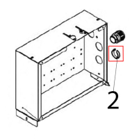 Passacavo Ø: 25 per scatola elettrica Vortmax DDM 660