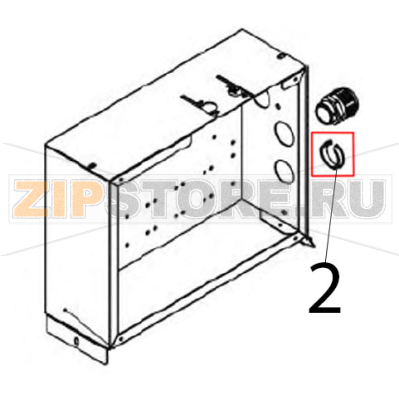 Passacavo Ø: 25 per scatola elettrica Vortmax DDM 660 Passacavo Ø: 25 per scatola elettrica Vortmax DDM 660Запчасть на деталировке под номером: 2