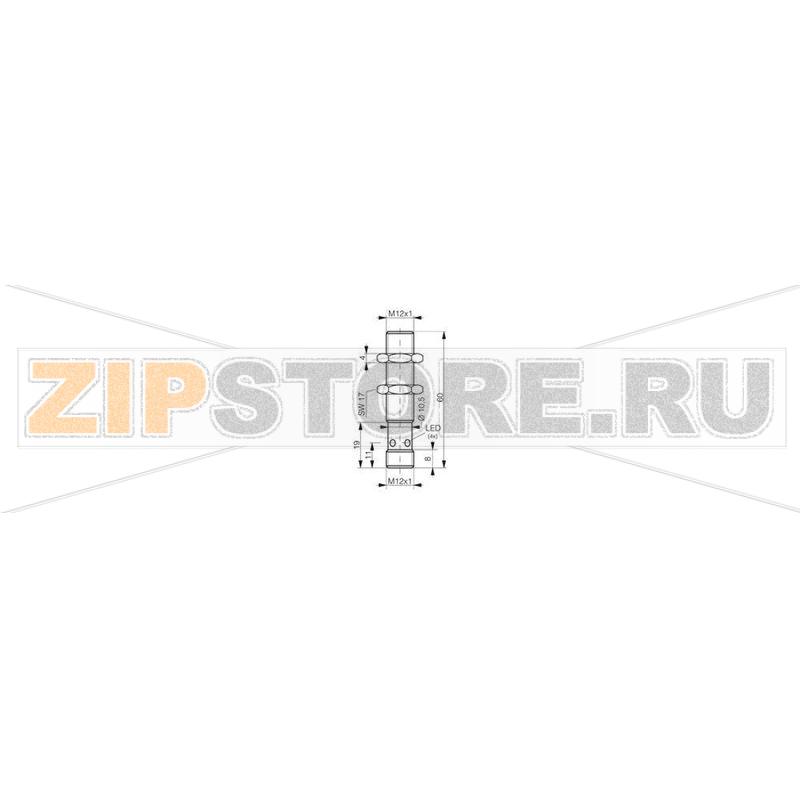 Датчик индуктивный 10-30 В/DC, M12 Contrinex DW-AS-623-M12 