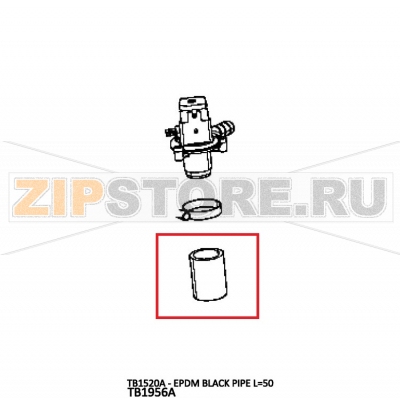 TB1520A - EPDM Black pipe L=50 Unox XVC 105E TB1520A - EPDM Black pipe L=50 Unox XVC 105EЗапчасть на деталировке под номером: 65Название запчасти на английском языке: TB1520A - EPDM Black pipe L=50 Unox XVC 105E