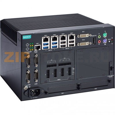 Компьютер встраиваемый 2.7 ГГц, Intel Core i5-6422EQ, 5xLAN, 9xUSB MOXA MC-7420-C5-AC 