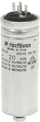КОНДЕНСАТОР РАБОЧИЙ 20 МКФ 450 В 