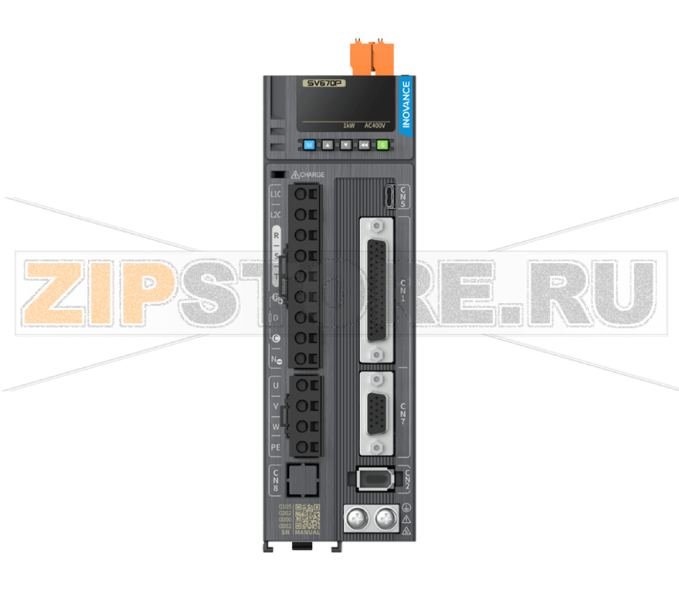 Сервопривод 380 В, 5.4 A, 1.5 кВт, CANopen, CANlink, Modbus RTU, STO, 3 фазы, IP20 Inovance SV670PT5R4I-FS-INT 